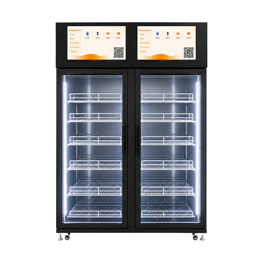 Weimi double door Al cooler for cakes bread