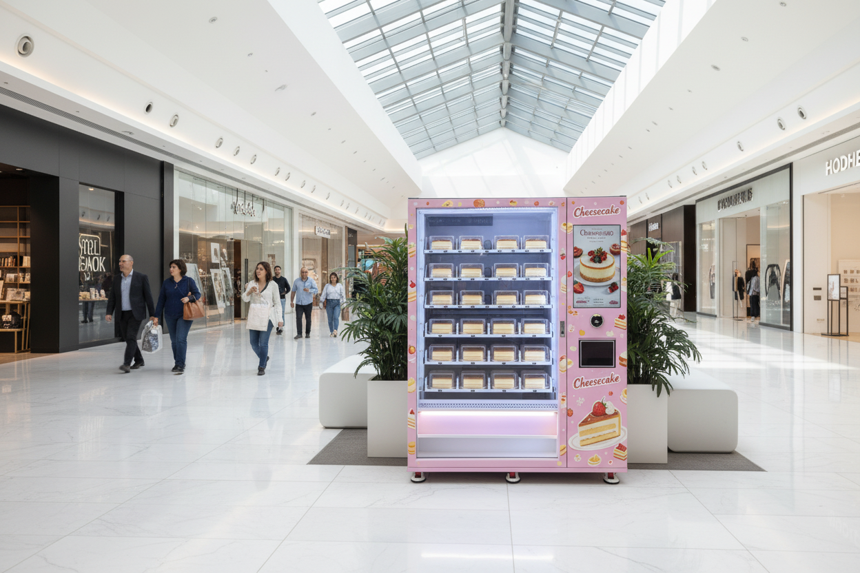 Cheesecake Vending Machine: How to Sell Fresh Slices 24/7 Without a Storefront