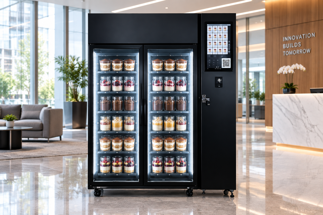 Tiramisu in a Jar & Dessert Cups: Zero-Damage Vending