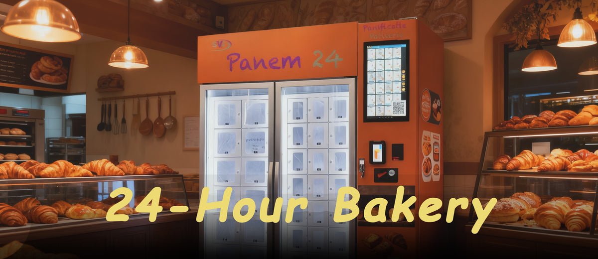 Weimi Baked Food Croissant Vending Machine with Coin Cash Card Acceptor