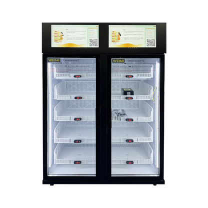 Weimi smart fridge vending machine with weight sensing technology for cafe