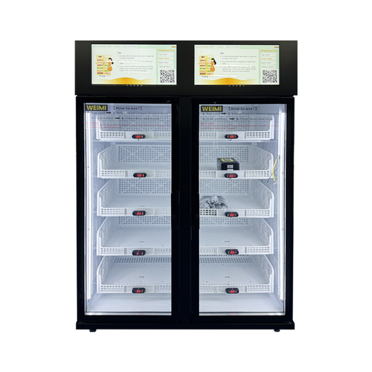 Weimi smart fridge vending machine with weight sensing technology for cafe