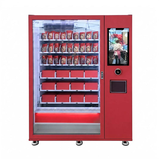 Cookie vending machine with elevator
