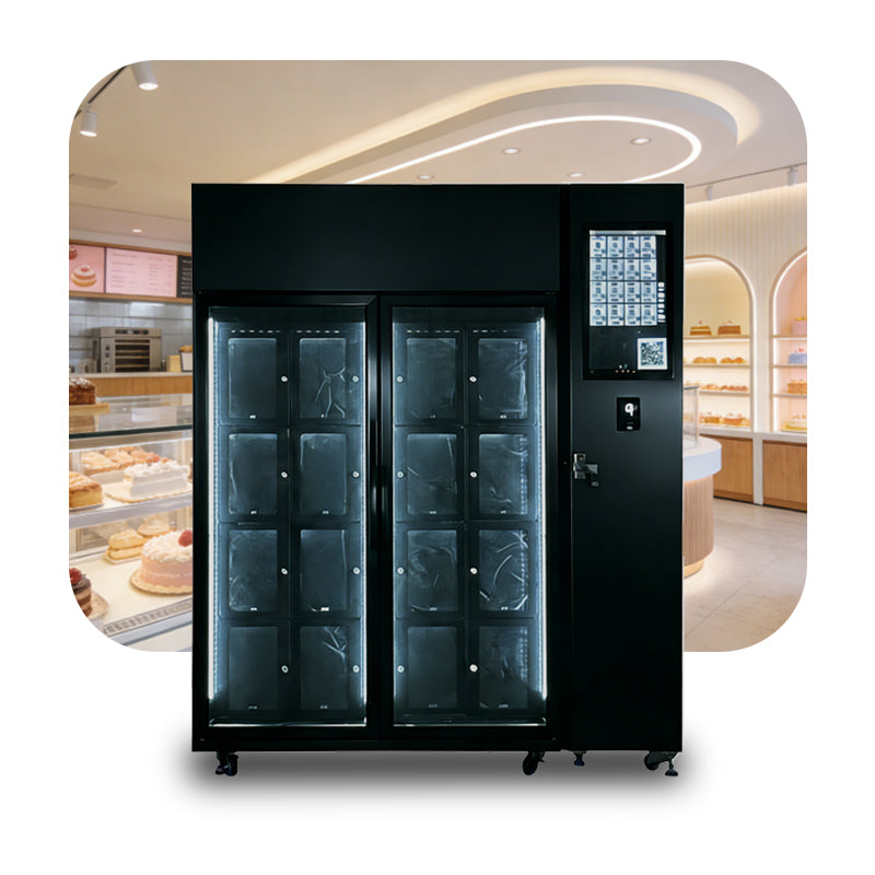 Fresh Birthday Cake Vending Machine for Coffee Shops & Cake Stores with Pickup System