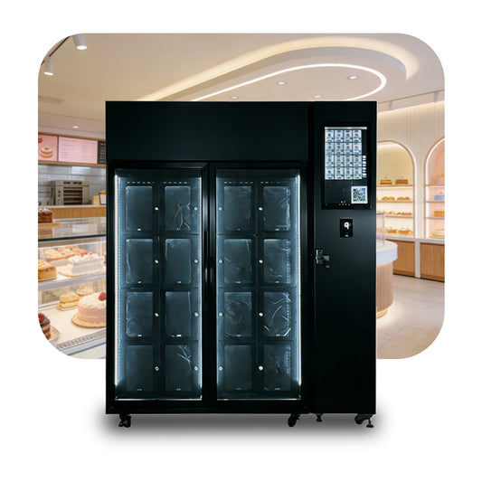 Fresh Birthday Cake Vending Machine for Coffee Shops & Cake Stores with Pickup System