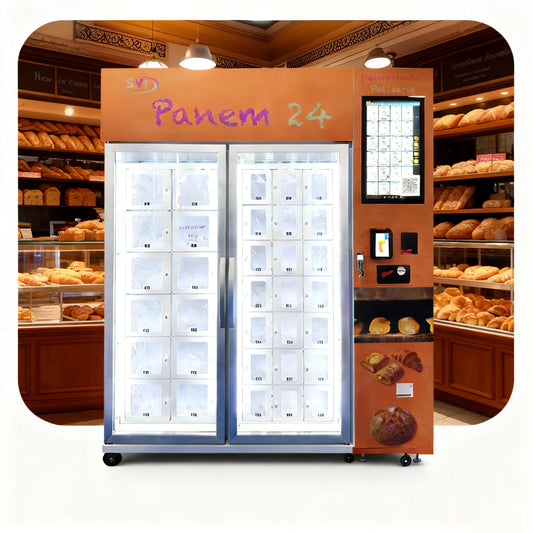 Weimi Baked Food Croissant Vending Machine with Coin Cash Card Acceptor