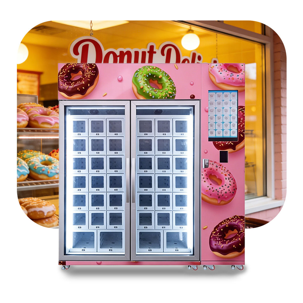 Weimi refrigerated donut vending machine for bakeries