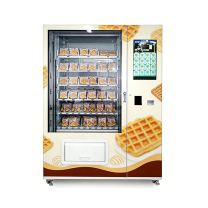 waffle vending machine with spiral lane