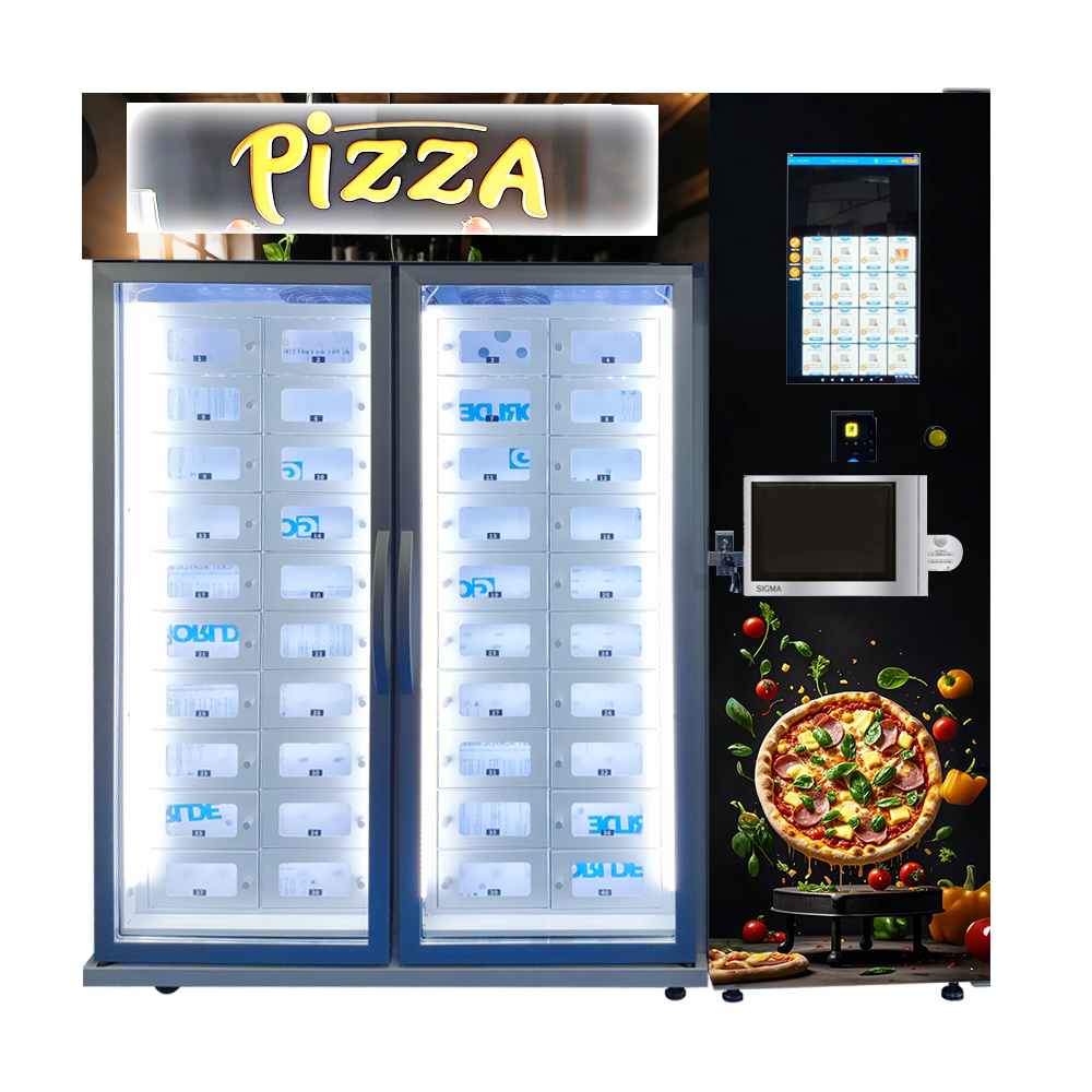 Weimi Pizza Vending Machine with Refrigerated System and Microwave