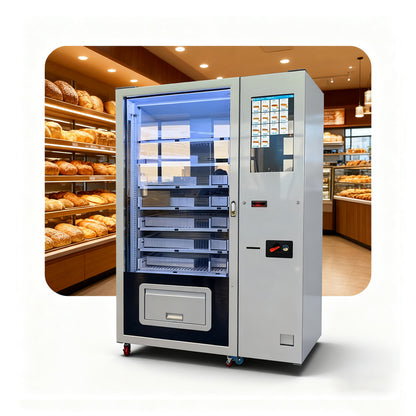 Weimi Custom Bread Baguette Vending Machine with Elevator and Customized Slots. With CE Certified. factory price vending machine.