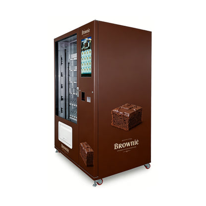 Refrigerated brownie vending machine