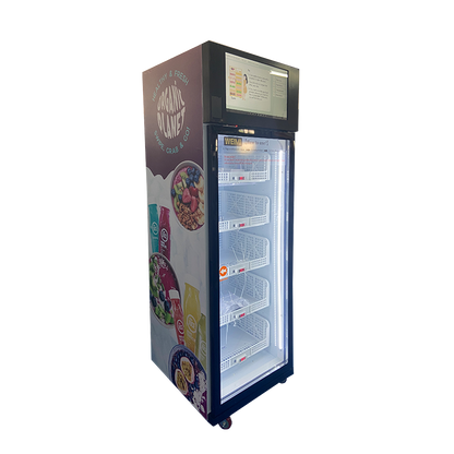 Weimi brownie cake vending machine with weight sensor device for fast shopping. Each backet has independent weight sensor device for detecting the quantity of picked goods.