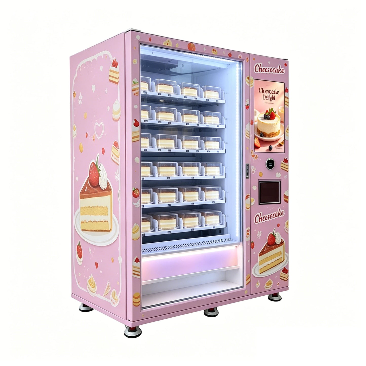 Weimi automatic cookie vending machine in shopping mall