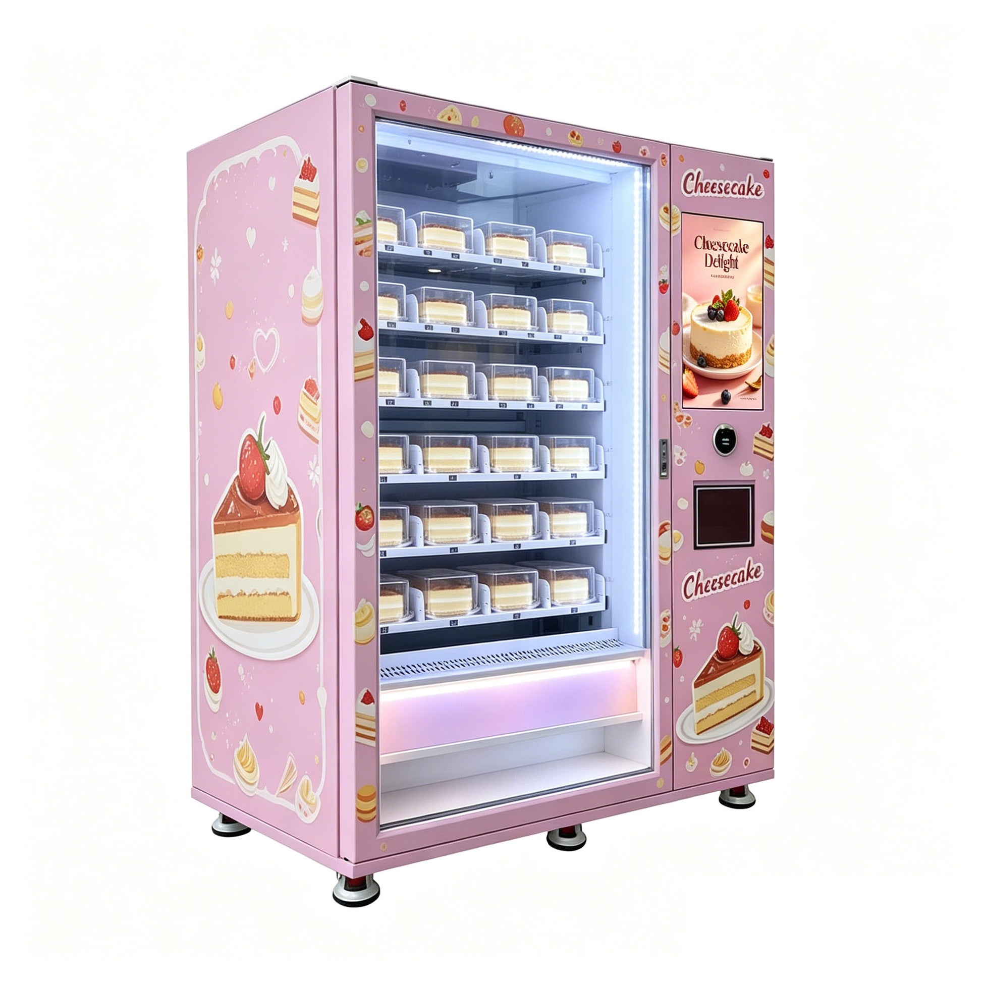 Weimi automatic cookie vending machine in shopping mall