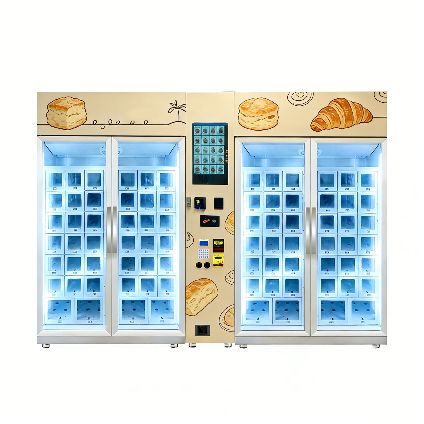 Weimi 2 in 1 combo pastry vending machine for sale