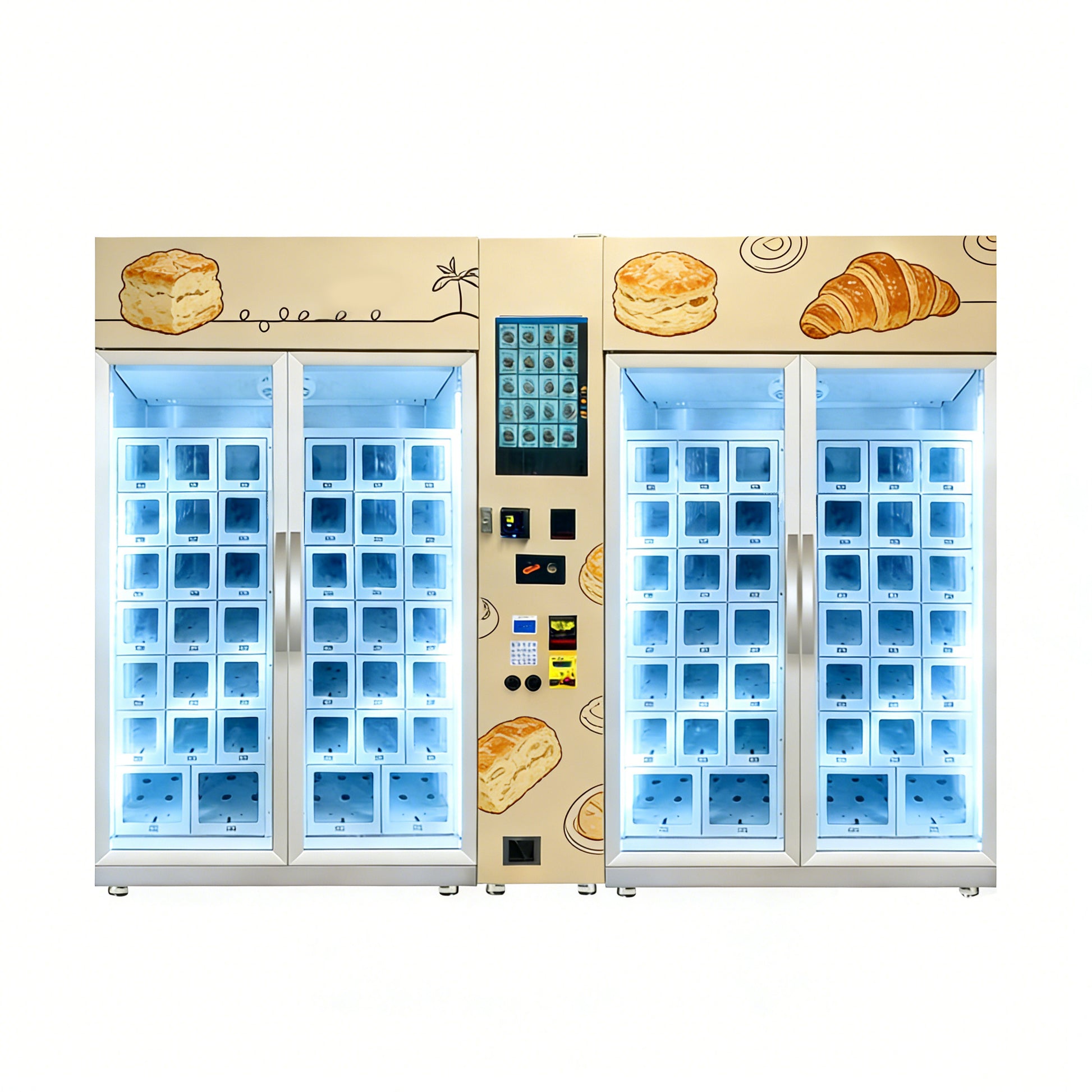 Weimi 2 in 1 combo pastry vending machine for sale