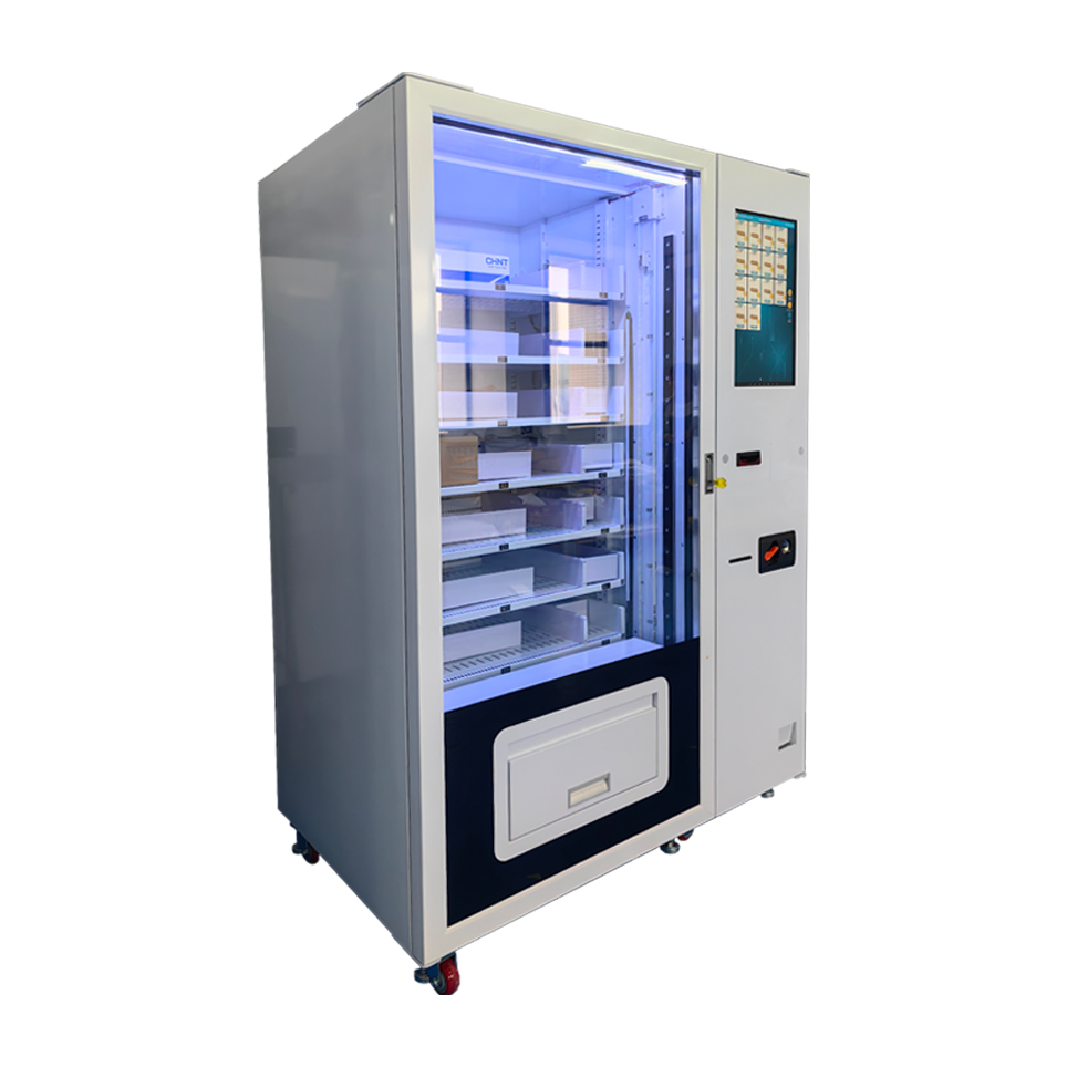 Weimi bread atm machine with customized sticker. 22-inch touchscreen for smoothy shopping experience.