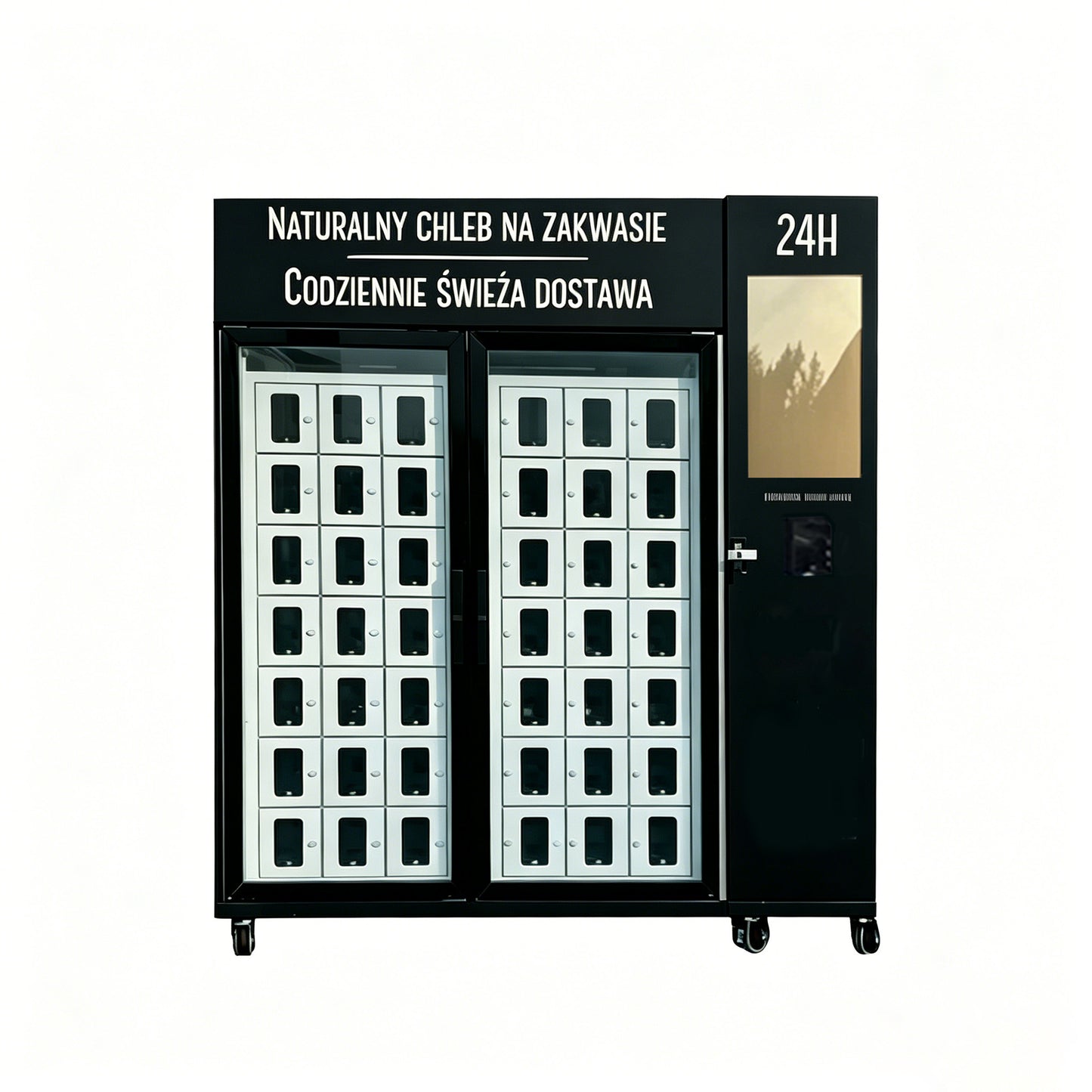 Weimi 24/7 Artisan Sourdough Bread Vending Machine for Poland market