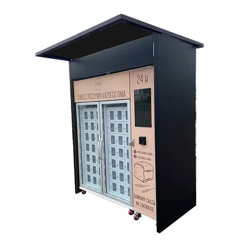 Weimi outdoor smart vending machine for selling cake pancake.